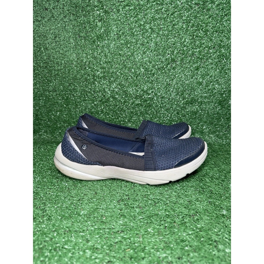 Bzees Lollipop Women Size 8.5 Navy Blue Comfort Shoes Casual Slip On Sneakers
